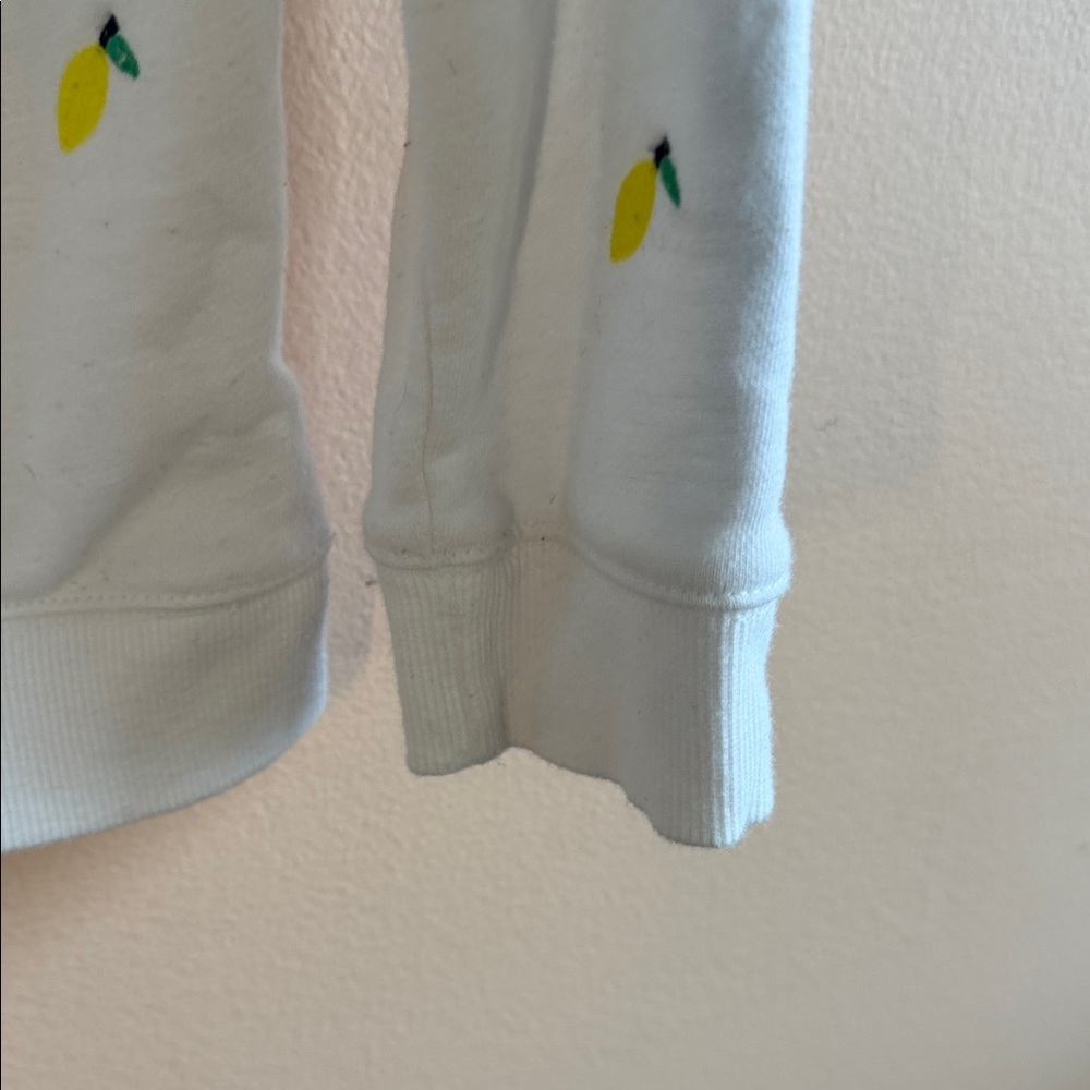 Talbots Kids White Shirt With Lemon Accents View 3